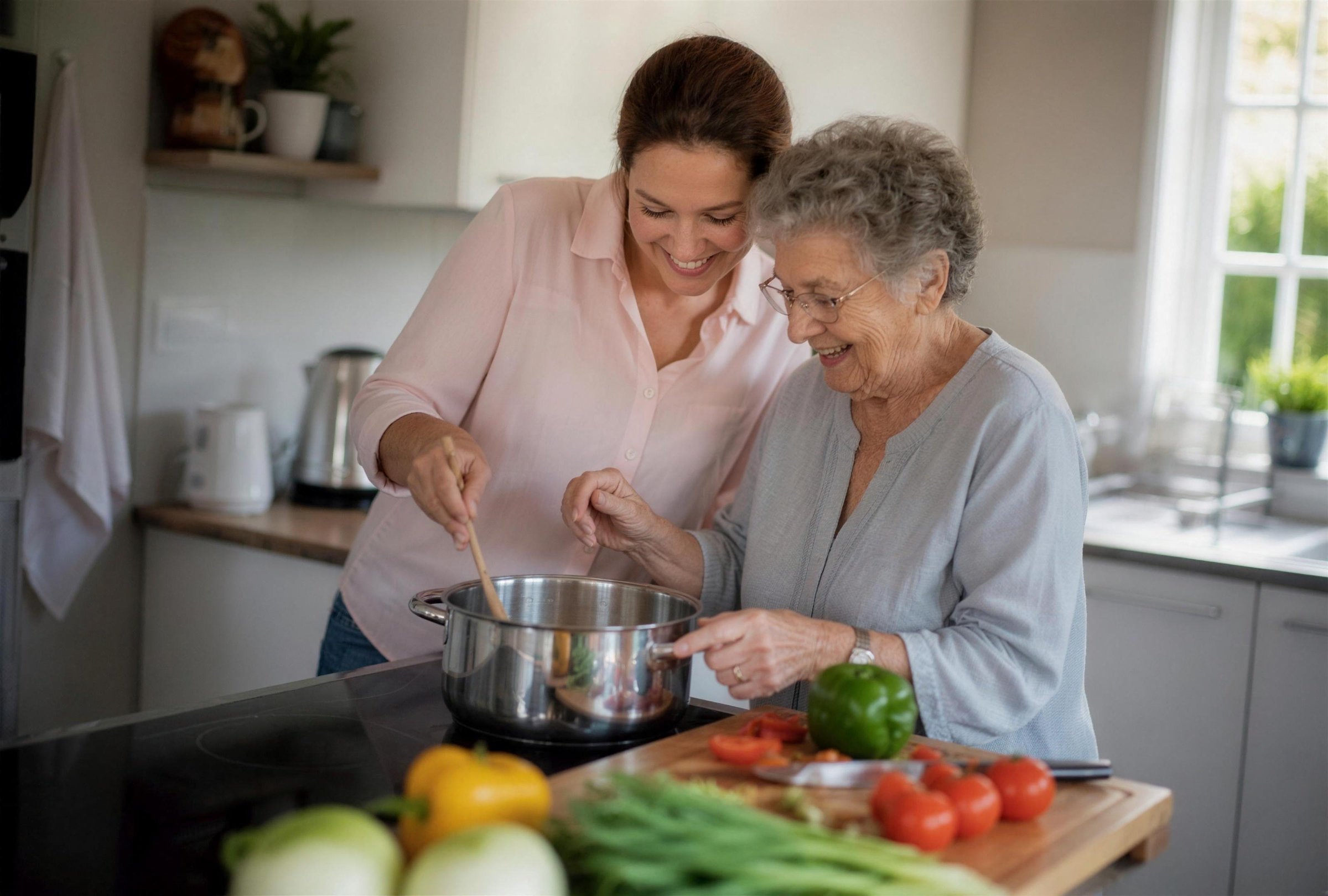 24-Stunden-Pflege aus Polen – gemeinsames Kochen