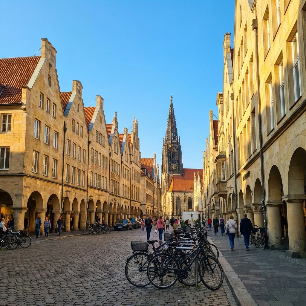 Individuelle 24-Stunden-Betreuung in Münster – Stadtansicht