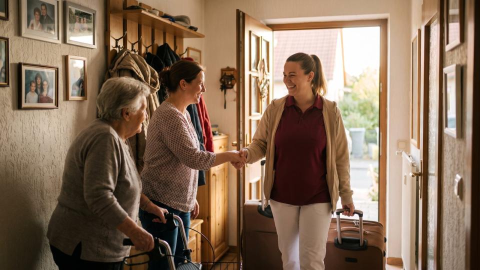 Betreuungskraft zieht ein: Zimmer vorbereiten, Tagesablauf und die ersten 48 Stunden